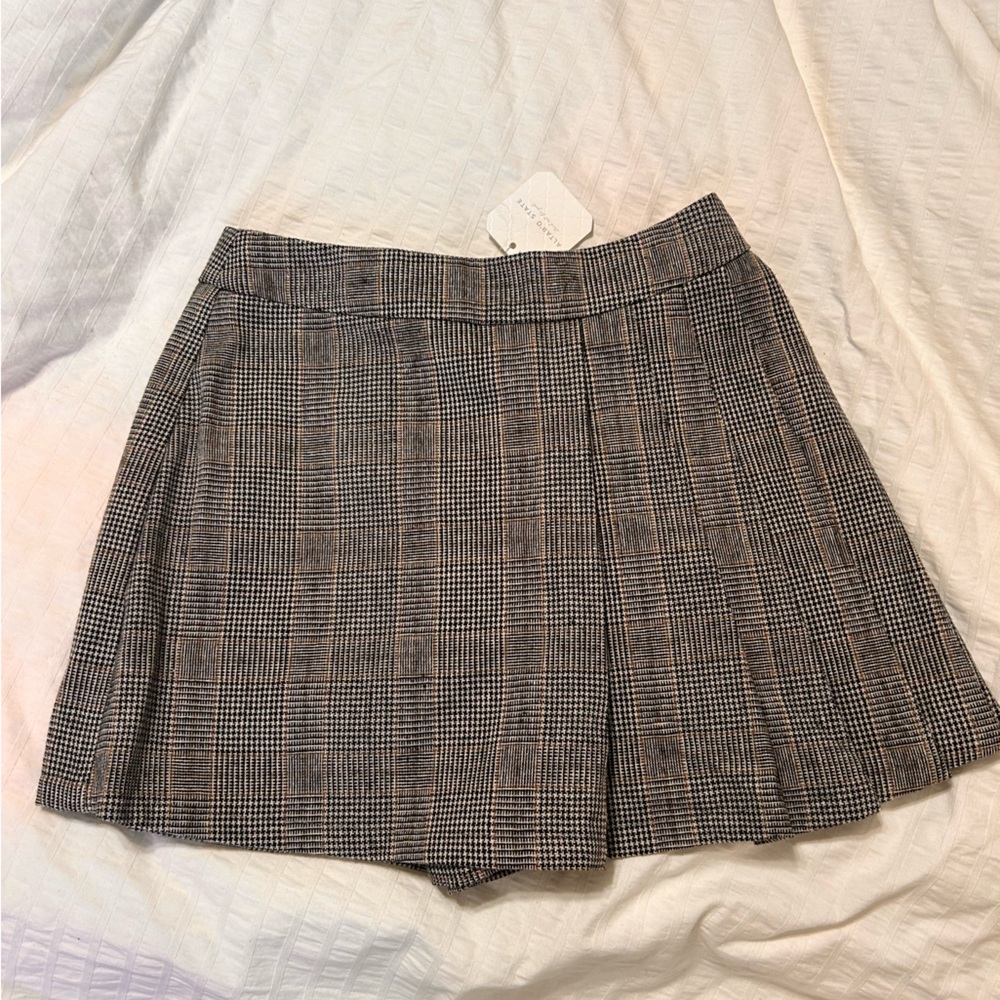 Plaid Mini Skort